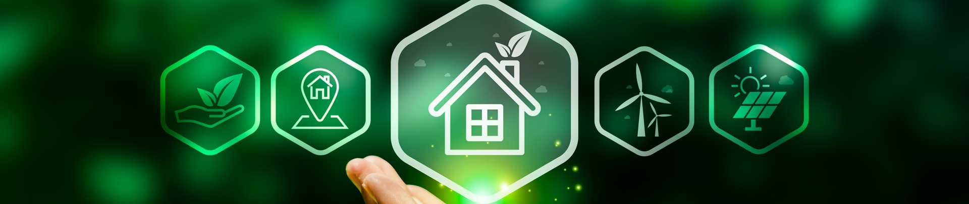 concept van verduurzamen van de woning